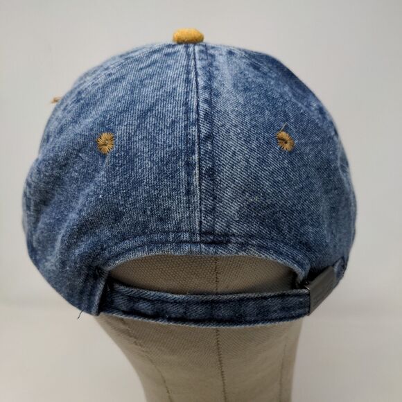 Nissin Men's John P. McDowell Field Dedication Hat Blue Tan Vintage 2000 Y2K - Picture 8 of 12